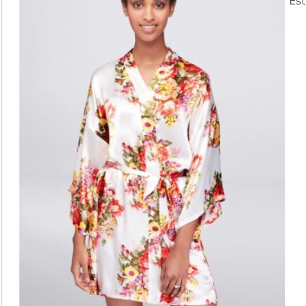 Bundle of Floral Satin Robes